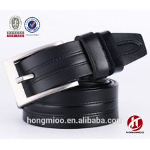 Hongmioo New style genuine leather men's pin buckle black belts